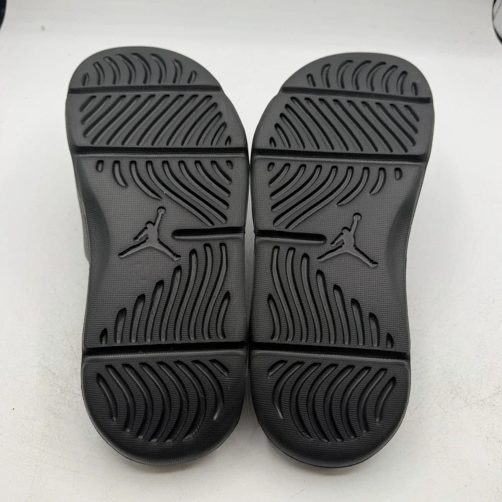 Nike Air Jordan Hydro 5 Slides Sandals Mens Sz 9 Black/White Slip On 820257-010